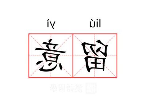 留意 意思